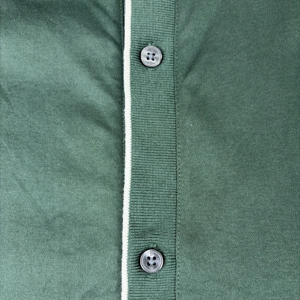 Banana Republic Men's XL Luxe Touch Performance Green Anti-Odor Button-Up Shirt